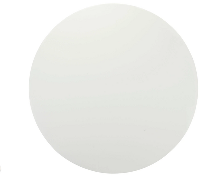 Edge Round Dining Table - White Denmark Home