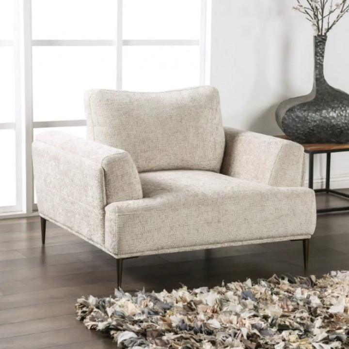 Modelina - Luxury Lounge Chair in Handsome Modern Stance Denmark Home