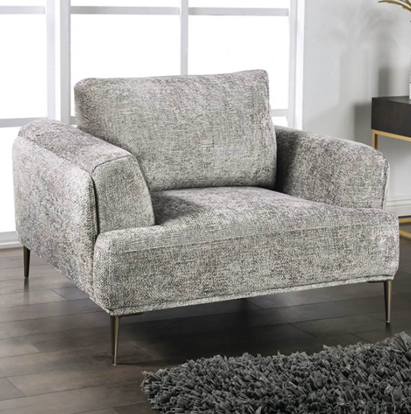 Modelina - Luxury Lounge Chair in Handsome Modern Stance Denmark Home