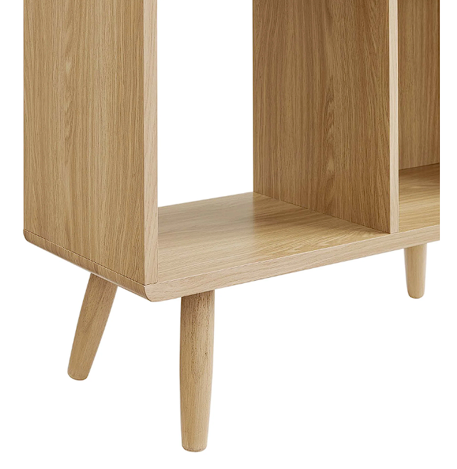 Koru 3 Tier Open Bookcase - Oak Denmark Home
