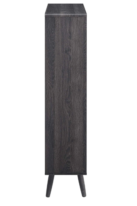Koru 3 Tier Open Bookcase - Charcoal Denmark Home