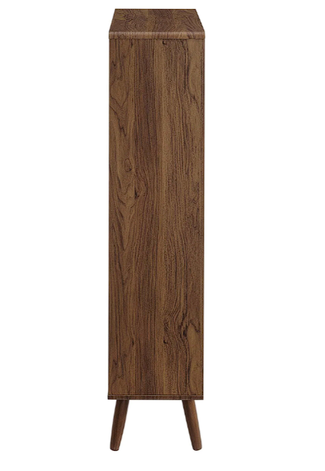Koru 3 Tier Open Bookcase - Walnut Denmark Home