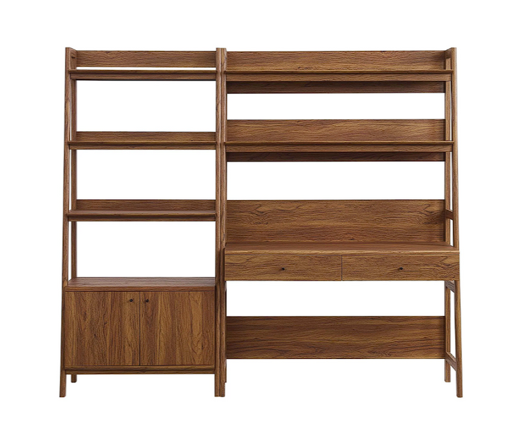 Teak Office Desk and Bookcase Set - Oak (Copy) Denmark Home