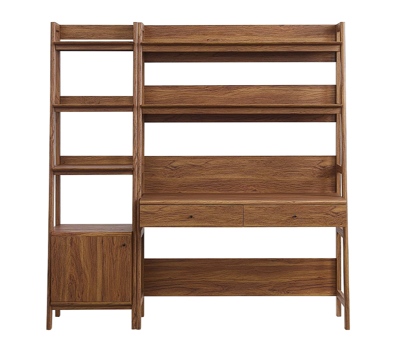Teak Office Desk and Bookcase Set - Oak (Copy) Denmark Home