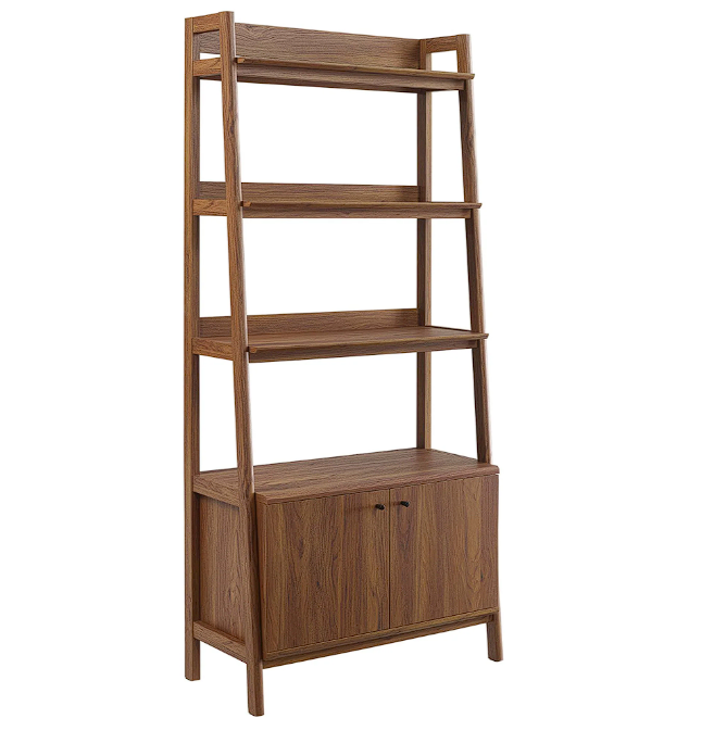 Teak Tiered Bookcase - Walnut Denmark Home