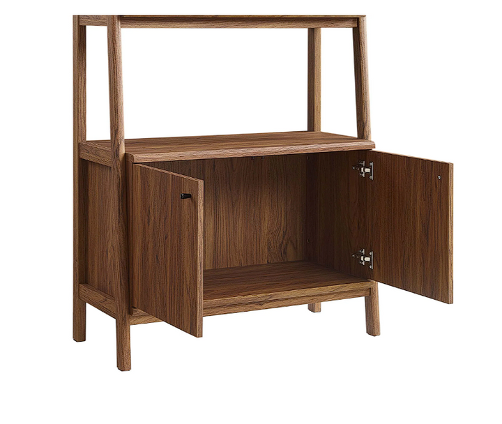 Teak Tiered Bookcase - Walnut Denmark Home