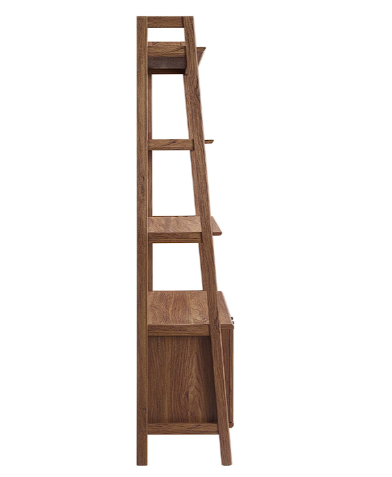 Teak Tiered Bookcase - Walnut Denmark Home