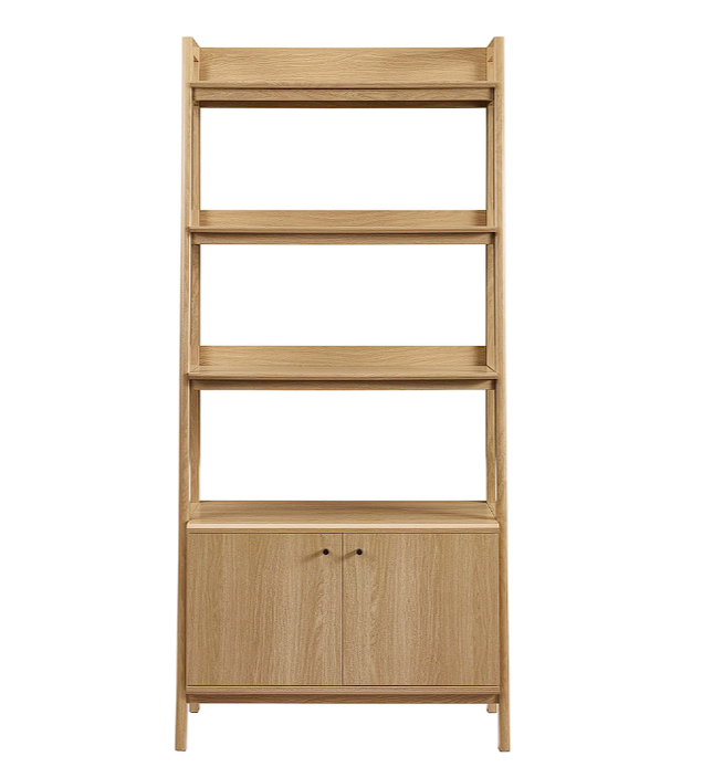 Teak Tiered Bookcase - Oak Denmark Home