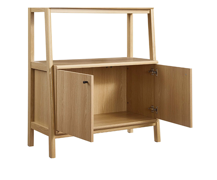 Teak Tiered Bookcase - Oak Denmark Home