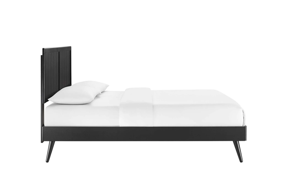 Hale Queen Platform Bed - Black Denmark Home