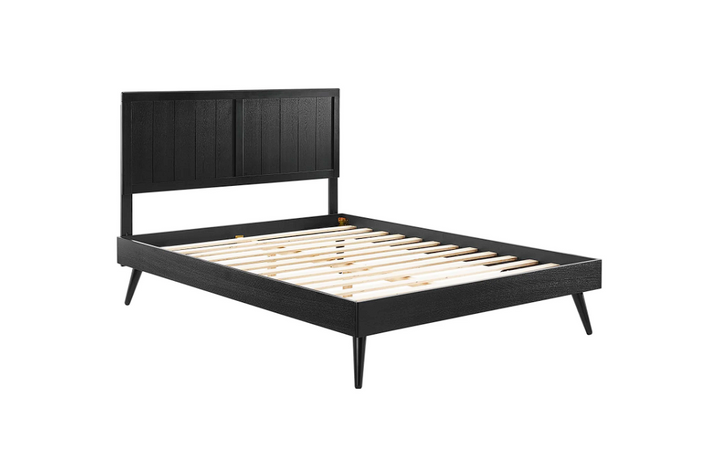Hale Queen Platform Bed - Black Denmark Home