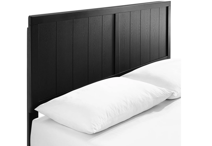 Hale Queen Platform Bed - Black Denmark Home