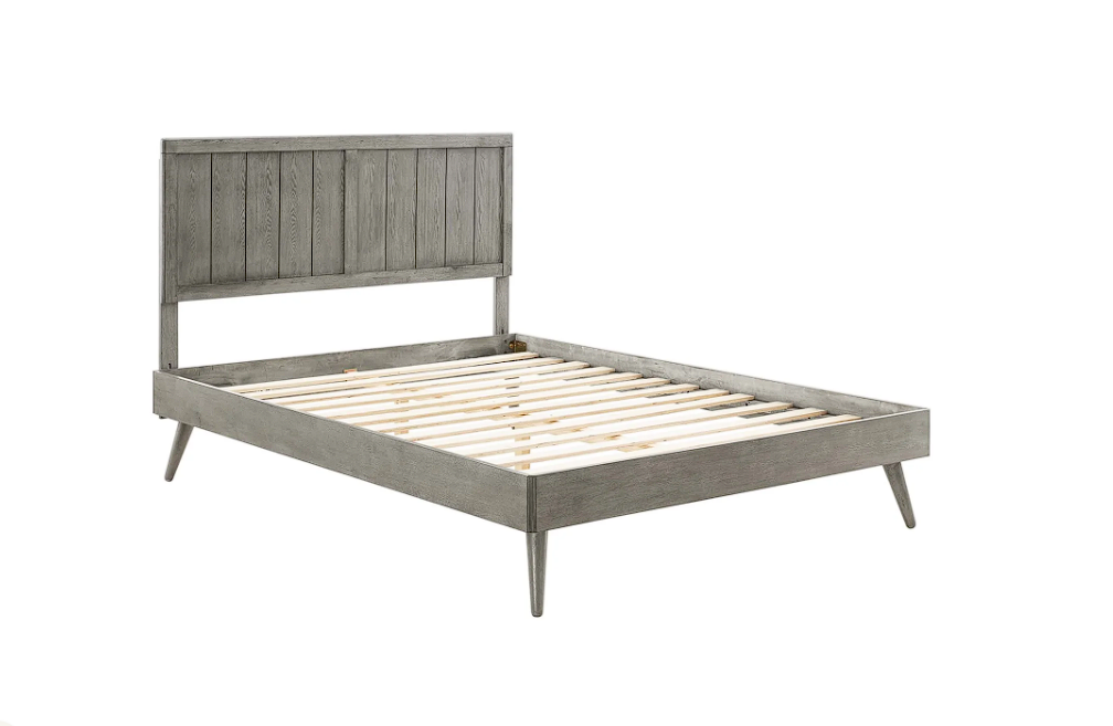 Hale Twin Platform Bed - Gray Denmark Home