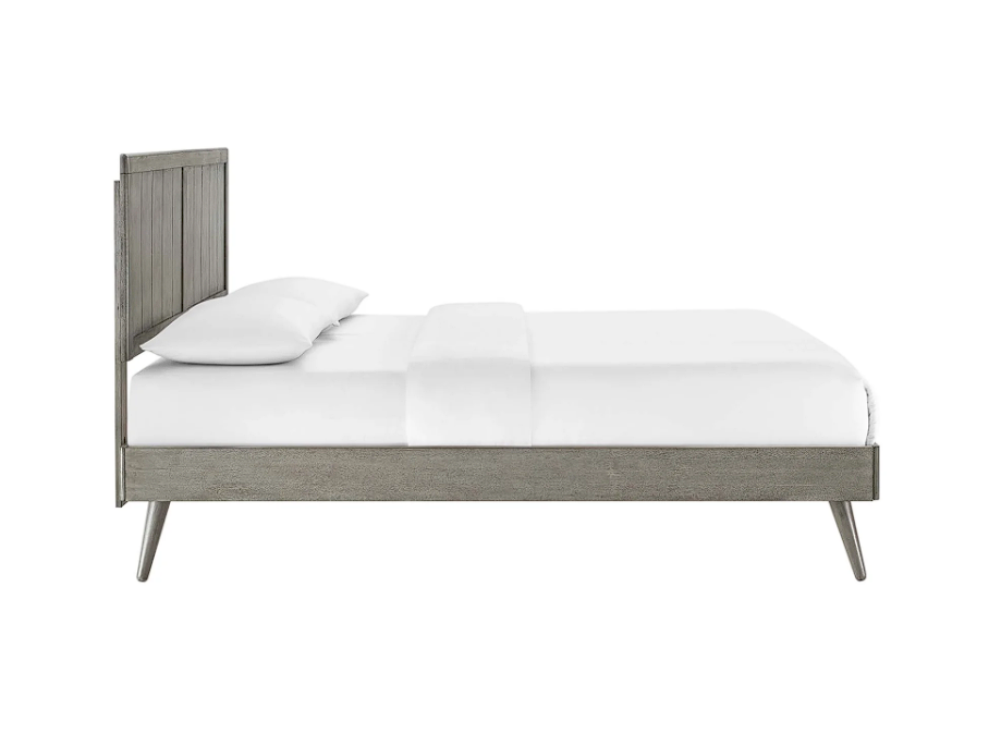 Hale Twin Platform Bed - Gray Denmark Home
