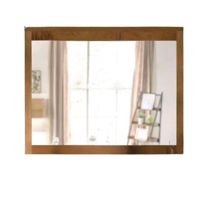 Skara Solid Wood Mirror – Light Oak Denmark Home