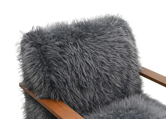 Ezra Accent Chair – Charcoal Gray Fabric Denmark Home