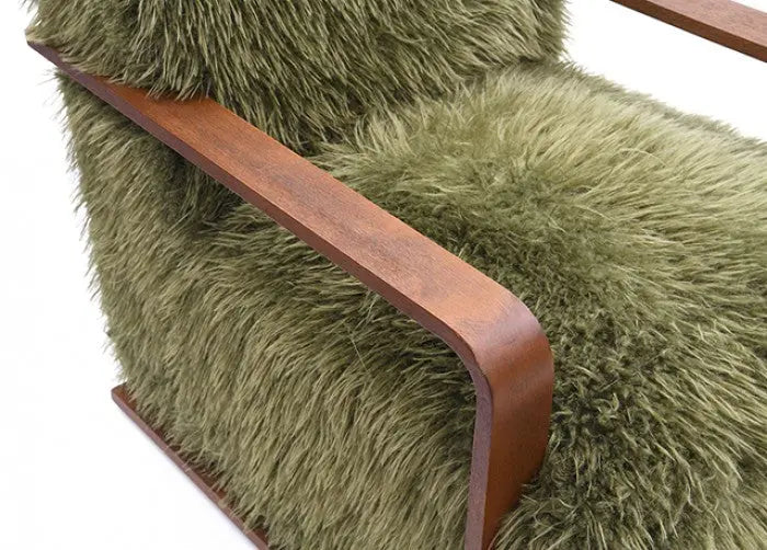 Ezra Accent Chair – Green Fabric Denmark Home