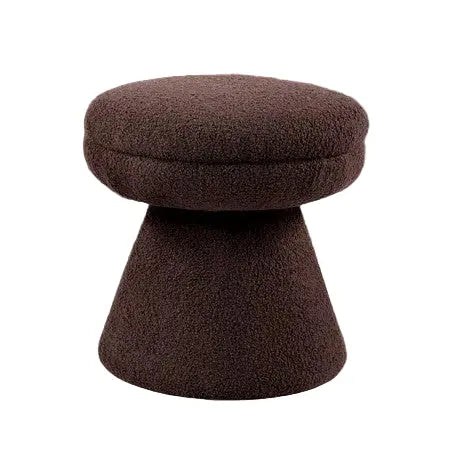 Valleroy Mushroom Stool – Saddle Brown Teddy Fabric Denmark Home
