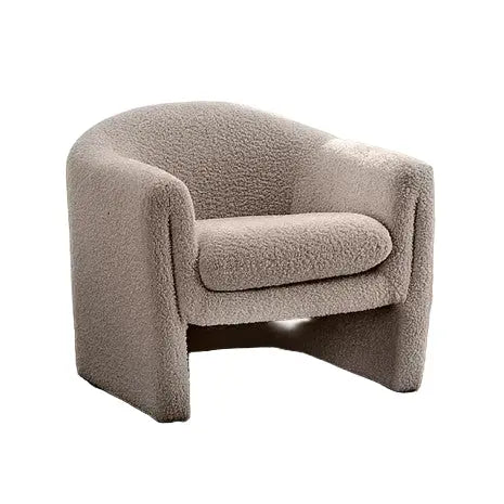 Basis Accent Chair – Mushroom Boucle with U-Shaped Design Denmark Home