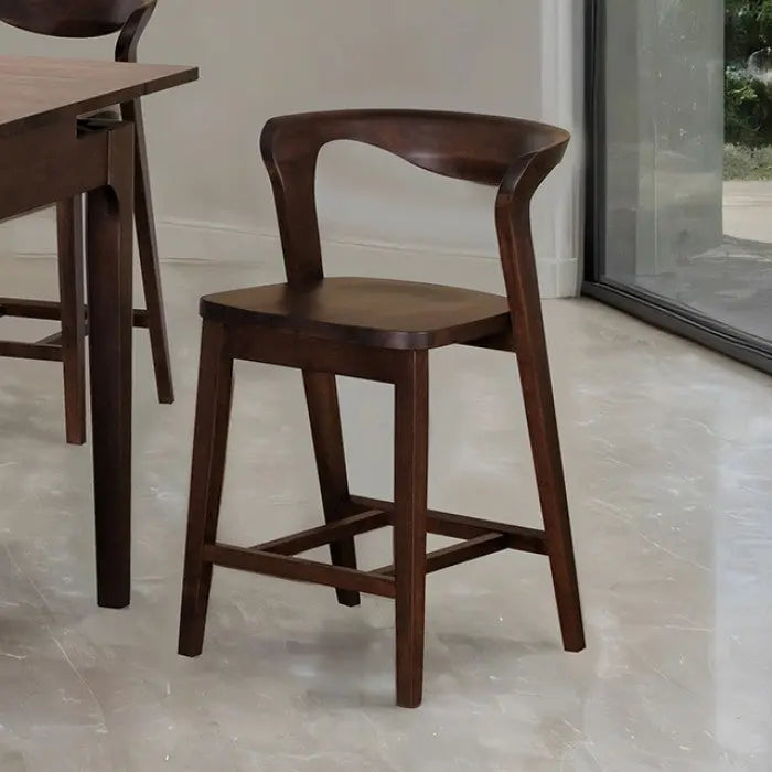 Halvar 5-Piece Counter-Height Dining Set – Rich Walnut Denmark Home