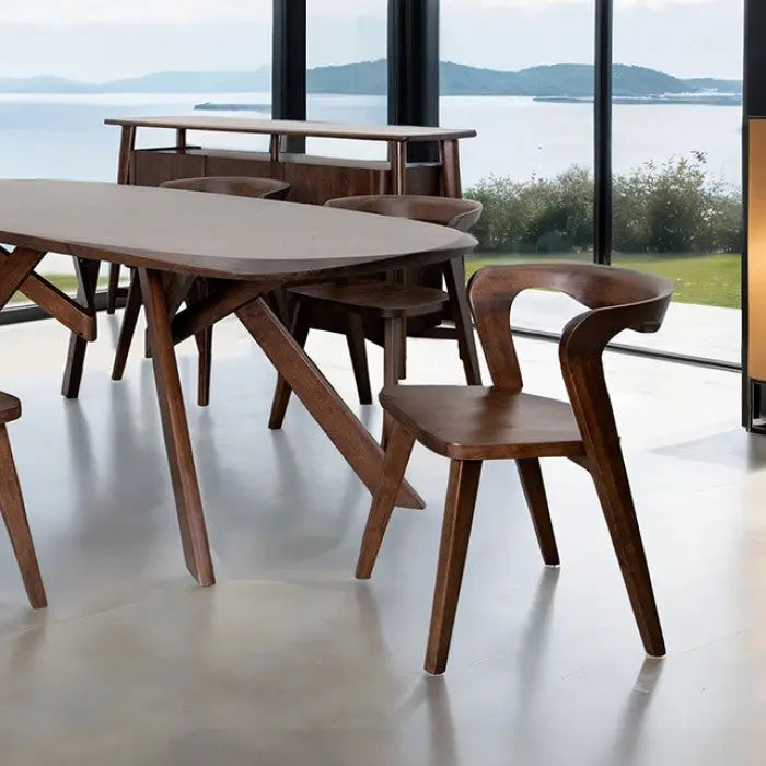 Valen 7-Piece Dining Set – Rich Walnut Denmark Home