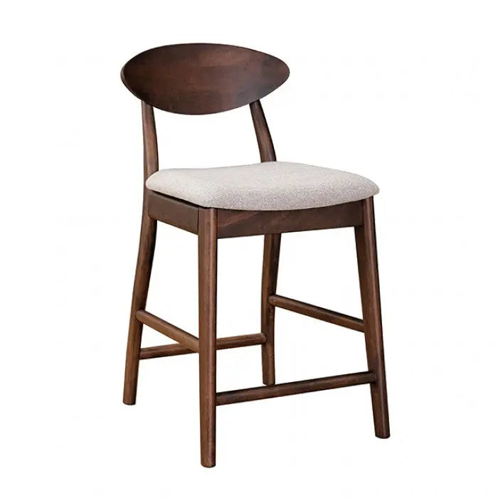 Valen Counter Height Dining Chair – Rich Walnut (Set of 2) Denmark Home