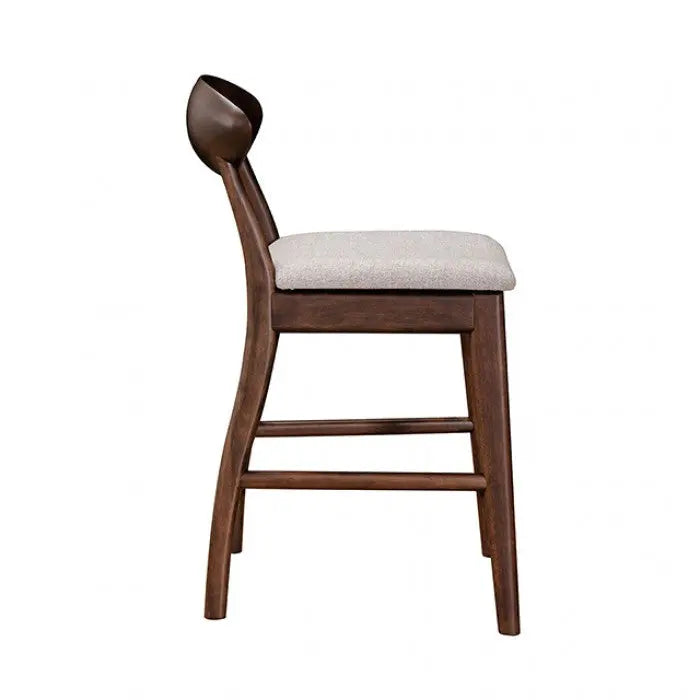 Valen Counter Height Dining Chair – Rich Walnut (Set of 2) Denmark Home
