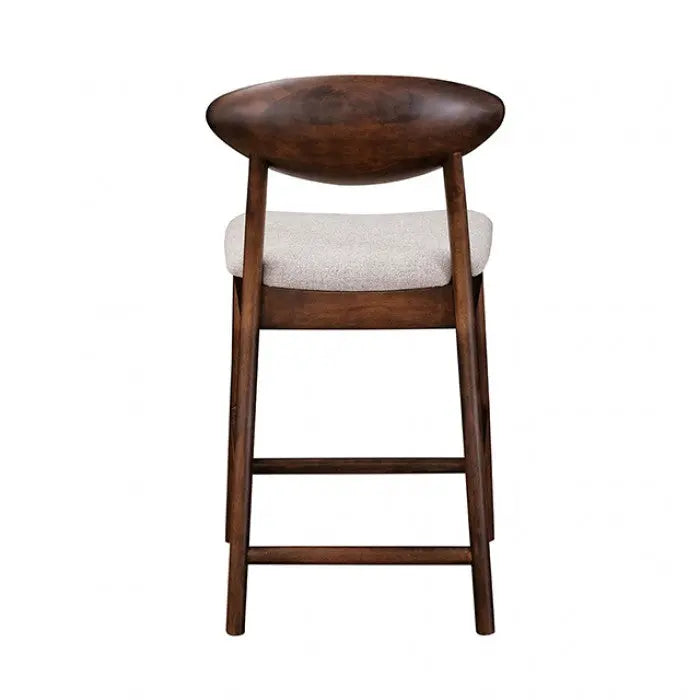 Valen Counter Height Dining Chair – Rich Walnut (Set of 2) Denmark Home