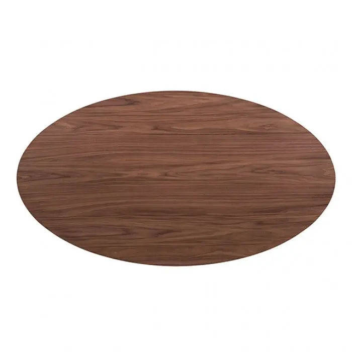 Svela Dining Table – Walnut Top with Curved Panel Back Chairs Denmark Home