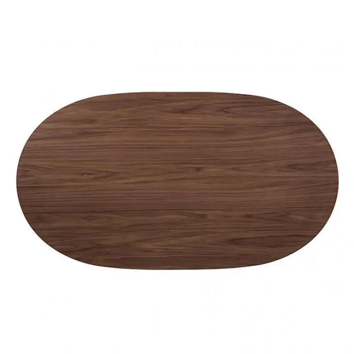 Noll Dining Table – Walnut Top with Angled Leg Chairs Denmark Home