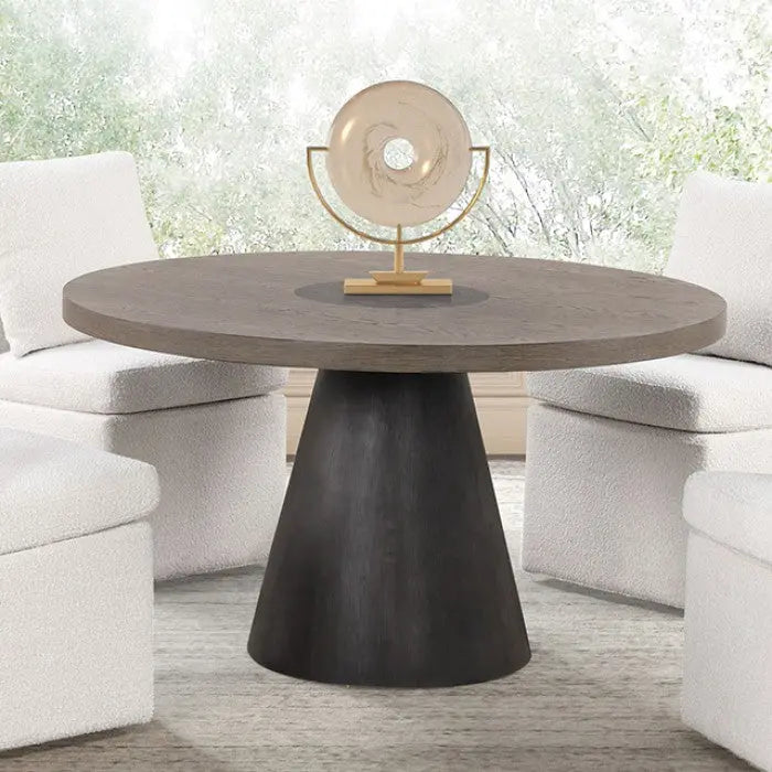 Stradaj 5-Piece Dining Set – Rustic Oak & Dark Walnut Denmark Home