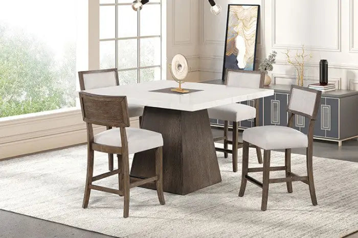 Havn 7-Piece Counter-Height Dining Set – Dark Walnut Denmark Home