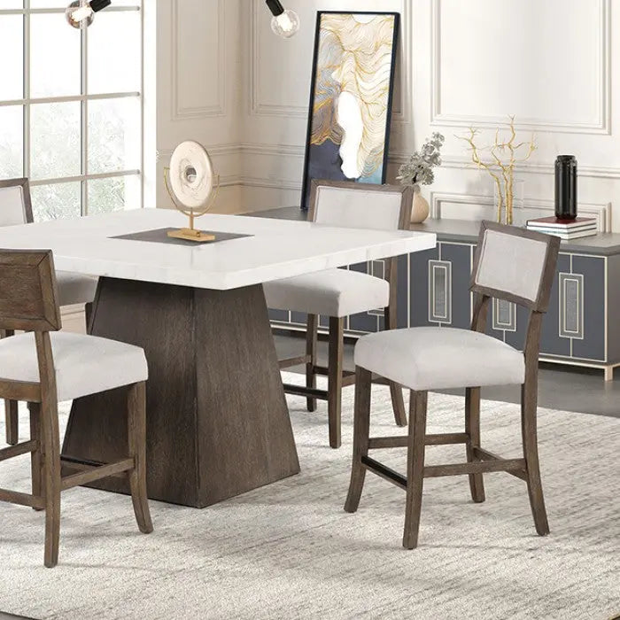 Havn 7-Piece Counter-Height Dining Set – Dark Walnut Denmark Home