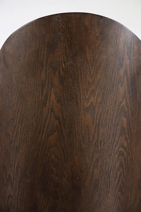 Halvar Dining Side Chair – Dark Walnut with Off-White Upholstery (Set of 2) Denmark Home
