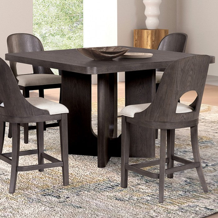 Alsen 9-Piece Counter-Height Dining Set – Ash Gray