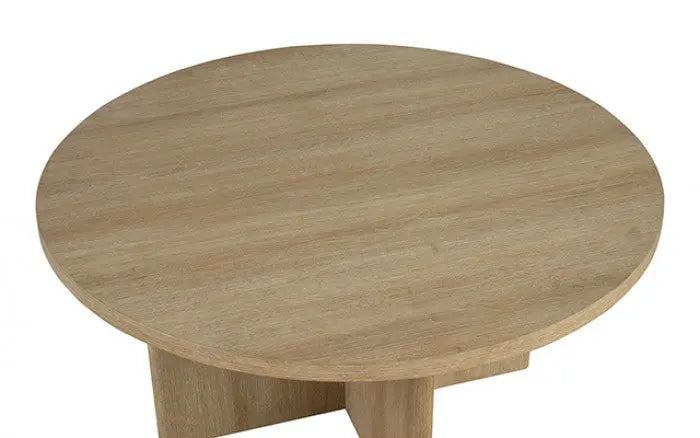 Vea 3-Piece Table Set – Natural with Cross-Arch Base Denmark Home