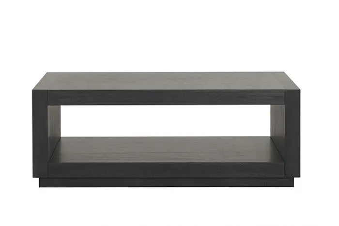 Solen Coffee Table – Black Oak with Open Shelf Denmark Home