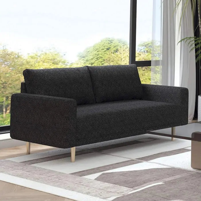 Solvalla Loveseat – Black Boucle Denmark Home
