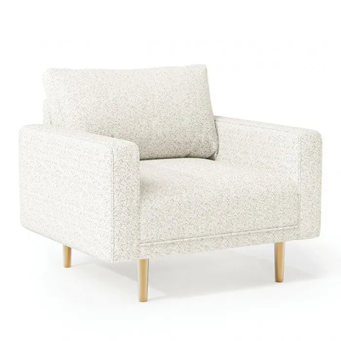 Solvalla Accent Chair – Off-White Bouclé Denmark Home