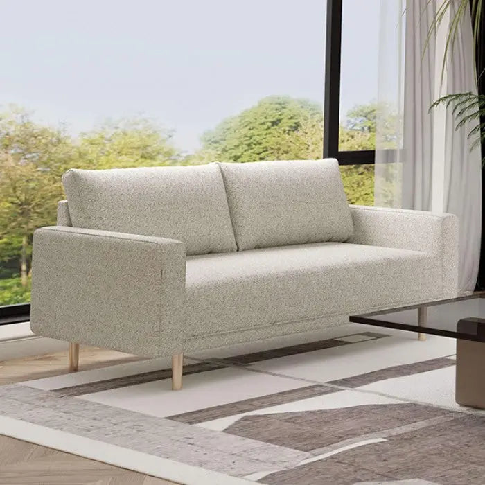 Solvalla Loveseat – Off-White Boucle Denmark Home