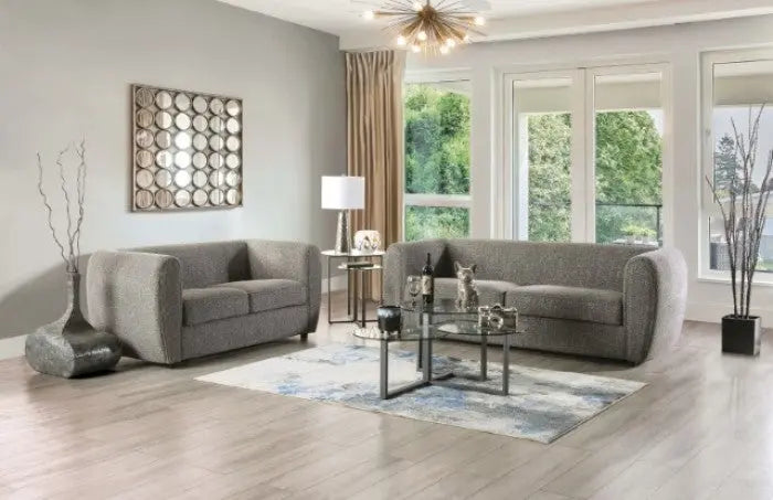Fold Sofa – Charcoal Gray Bouclé Denmark Home
