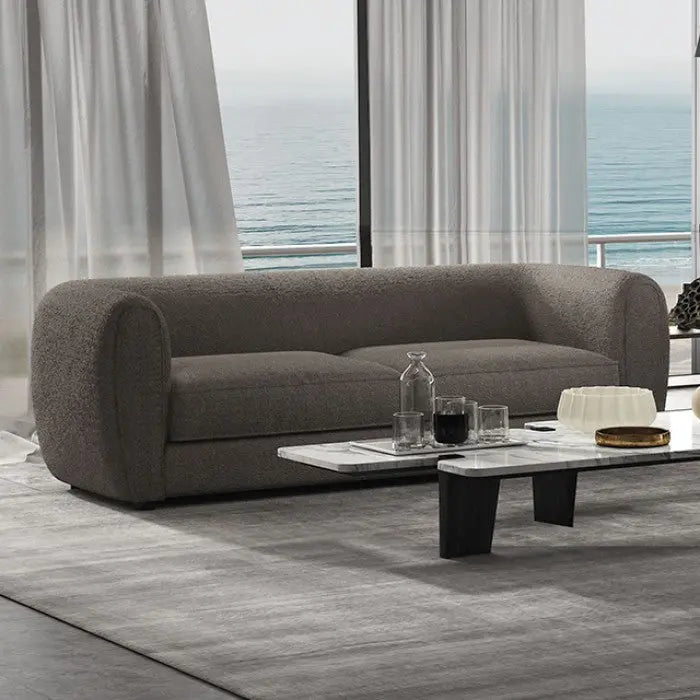 Fold Sofa – Charcoal Gray Bouclé Denmark Home