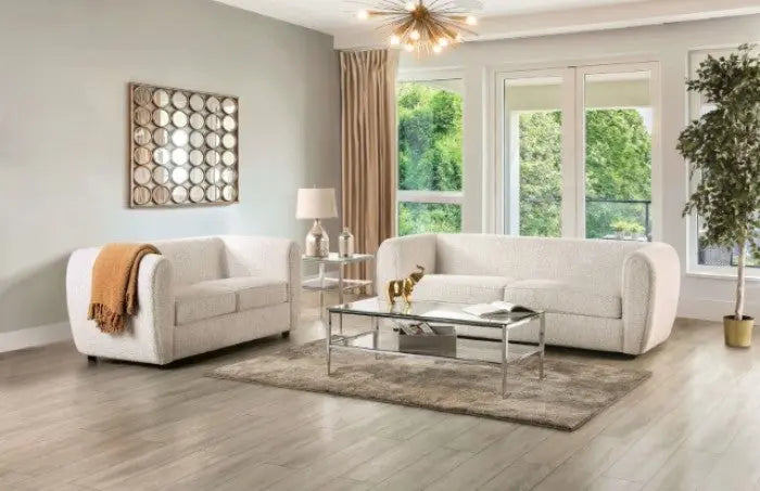 Fold Sofa – Off-White Bouclé Denmark Home
