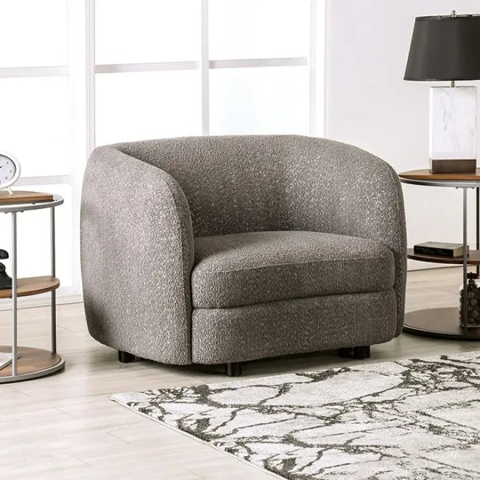 Slate Chair – Charcoal Gray Boucle Denmark Home