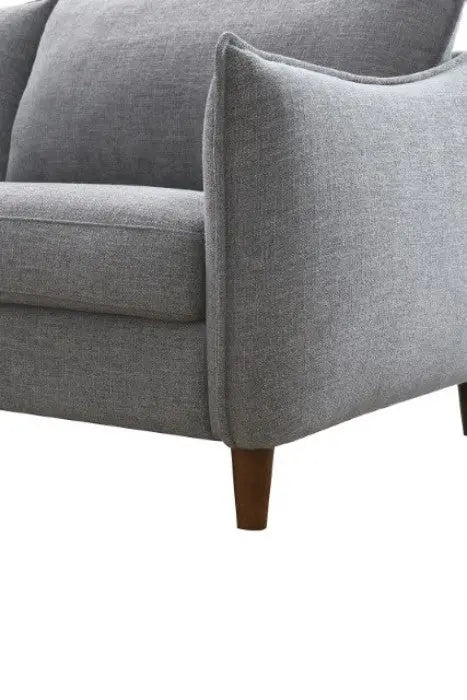 Elinor Loveseat –  Gray Chenille Denmark Home