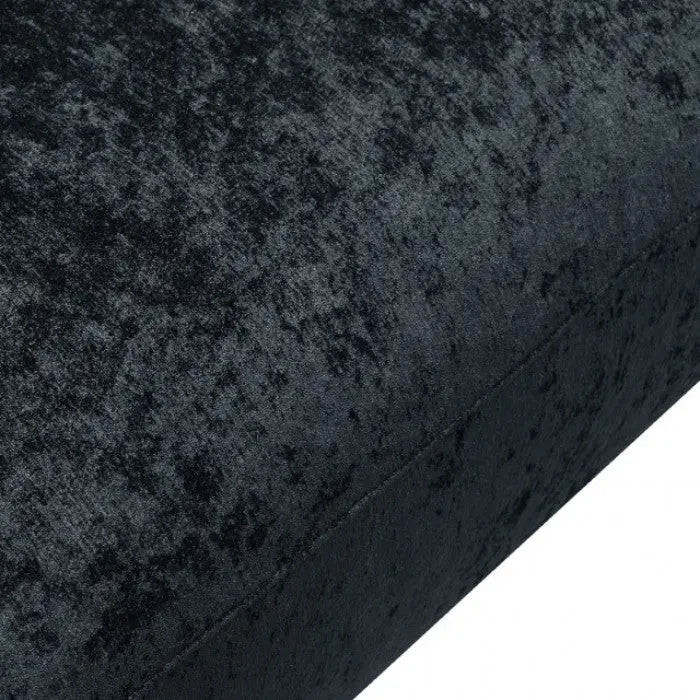 Arcen Sofa – Black Chenille with Sloped Arms Denmark Home