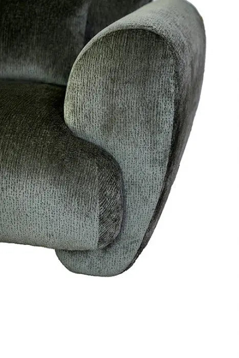 Kestrel Sofa – Olive Green Chenille with Tight Back and Seat Denmark Home