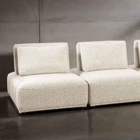 Eska 3-Seater Sofa – Beige Boucle with Modular Design Denmark Home
