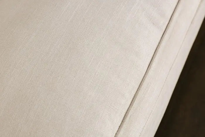 Isola Sofa – Oak Frame with Linen White Cushions Denmark Home