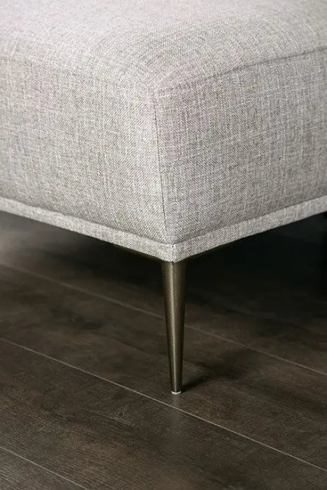 Element Sofa – Gray Chenille with Removable Feather Blend Back Pillows Denmark Home